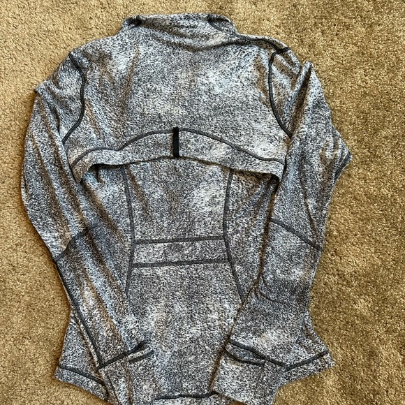 Lululemon Define Jacket Spray Jaquard White/Black - Picture 2 of 7